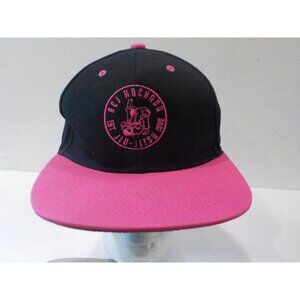 Vintage RCJ Machado Jiu-Jitsu Snapback Pink/Black Embroidered Hat Ball Cap